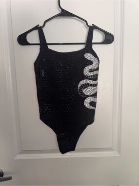 CXIX Gecko Grip Medusa Black Bodysuit